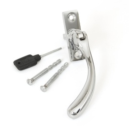 [33337] Polished Chrome Slim Peardrop Espag - LH - 33337