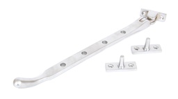 [33348] Satin Chrome 10" Peardrop Stay - 33348
