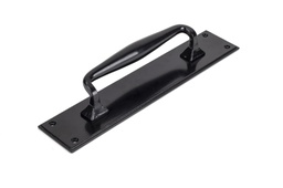 [33466] Black Pull Handle on Backplate - 33466