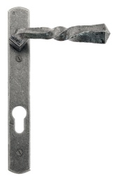 [33633] Pewter Narrow Lever Espag. Lock Set - 33633