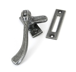 [33668] Pewter Handmade Peardrop Fastener - 33668