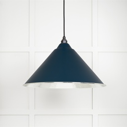 [45433DU] Hammered Nickel Hockley Pendant in Dusk - 45433DU