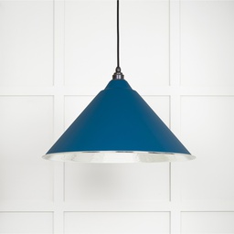 [45433U] Hammered Nickel Hockley Pendant in Upstream - 45433U