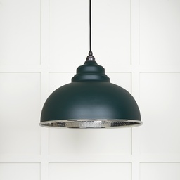 [45472DI] Hammered Nickel Harborne Pendant in Dingle - 45472DI