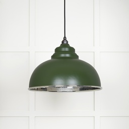 [45472H] Hammered Nickel Harborne Pendant in Heath - 45472H