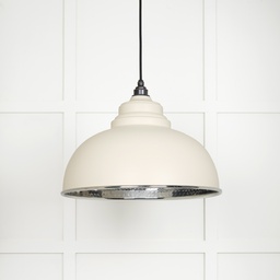 [45472TE] Hammered Nickel Harborne Pendant in Teasel - 45472TE