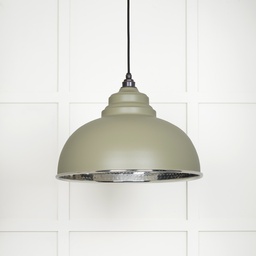 [45472TU] Hammered Nickel Harborne Pendant in Tump - 45472TU