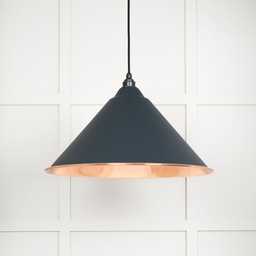 [49503SSO] Smooth Copper Hockley Pendant in Soot - 49503SSO