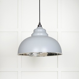 [49505BI] Smooth Nickel Harborne Pendant in Birch - 49505BI