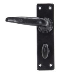 [33822] Black Smooth Lever Bathroom Set - 33822