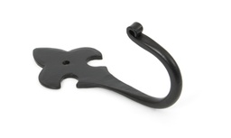 [33834] Black Fleur-De-Lys Coat Hook - 33834