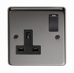 [34223] BN Single 13 Amp Switched Socket - 34223