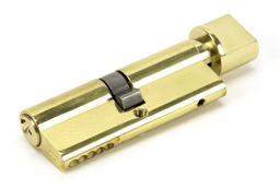 [46275] Lacquered Brass 40/40 5pin Euro Cylinder/Thumbturn KA - 46275