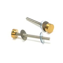 [50815] Aged Brass (304) 100mm Bolt Fixings for T Bar (2) - 50815