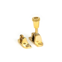 [45942] Polished Brass Brompton Brighton Fastener (Radiused) - 45942
