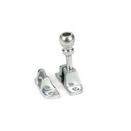 [45961] Satin Chrome Mushroom Brighton Fastener (Radiused) - 45961