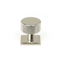 [46865] Polished Nickel Brompton Cabinet Knob - 32mm (Square) - 46865