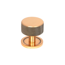 [46870] Polished Bronze Brompton Cabinet Knob - 32mm (Plain) - 46870