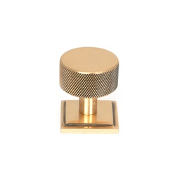 [46873] Polished Bronze Brompton Cabinet Knob - 32mm (Square) - 46873