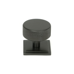 [47152] Aged Bronze Brompton Cabinet Knob - 38mm (Square) - 47152