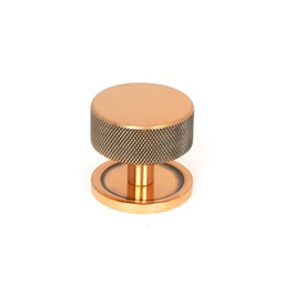 [47153] Polished Bronze Brompton Cabinet Knob - 38mm (Plain) - 47153