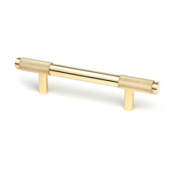 [46864] Polished Brass Half Brompton Pull Handle - Small - 46864