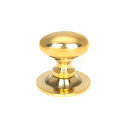 [46726] Aged Brass Oval Cabinet Knob 40mm - 46726