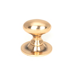 [46727] Polished Bronze Oval Cabinet Knob 33mm - 46727