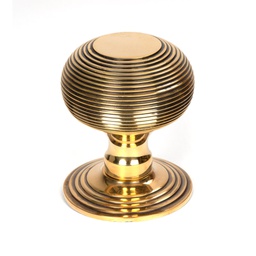 [46654] Aged Brass Beehive Centre Door Knob - 46654