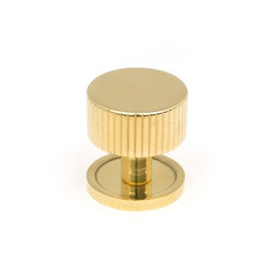 [50364] Polished Brass Judd Cabinet Knob - 32mm (Plain) - 50364