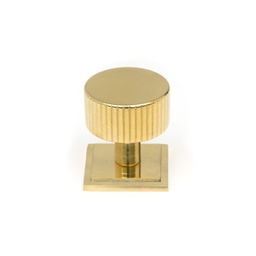 [50366] Polished Brass Judd Cabinet Knob - 32mm (Square) - 50366