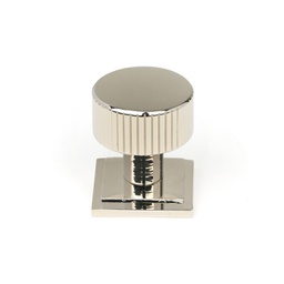 [50389] Polished Nickel Judd Cabinet Knob - 25mm (Plain) - 50389