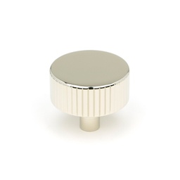 [50396] Polished Nickel Judd Cabinet Knob - 38mm (No rose) - 50396