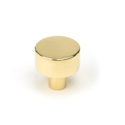 [50293] Polished Brass Kelso Cabinet Knob - 25mm (No Rose) - 50293