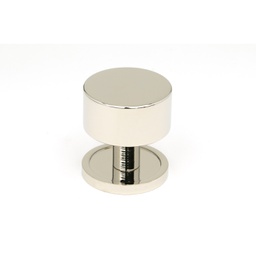 [50316] Polished Nickel Kelso Cabinet Knob - 32mm (Plain) - 50316