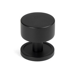 [50340] Matt Black Kelso Cabinet Knob - 32mm (Plain) - 50340