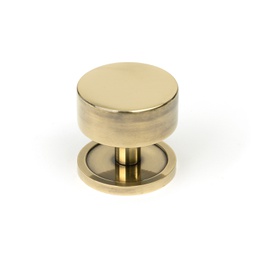 [50373] Aged Brass Kelso Cabinet Knob - 38mm (Plain) - 50373