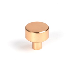 [50461] Polished Bronze Kelso Cabinet Knob - 25mm (No rose) - 50461