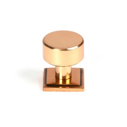 [50462] Polished Bronze Kelso Cabinet Knob - 25mm (Square) - 50462