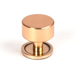 [50463] Polished Bronze Kelso Cabinet Knob - 32mm (Plain) - 50463