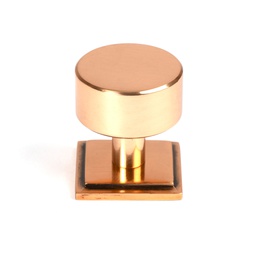 [50465] Polished Bronze Kelso Cabinet Knob - 32mm (Square) - 50465