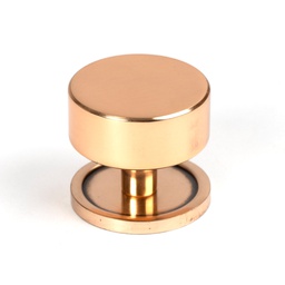 [50466] Polished Bronze Kelso Cabinet Knob - 38mm (Plain) - 50466
