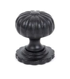 [83507] Black Flower Cabinet Knob - Small - 83507