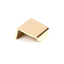 [50677] Polished Brass 50mm Moore Edge Pull - 50677