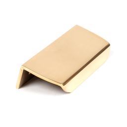 [50691] Aged Brass 100mm Moore Edge Pull - 50691