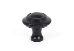 [83513] Black Ringed Cabinet Knob - Large - 83513