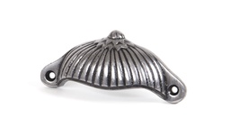 [83517] Natural Smooth 4&quot; Flower Drawer Pull - 83517