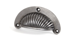 [83520] Natural Smooth 3&quot; Flower Drawer Pull - 83520