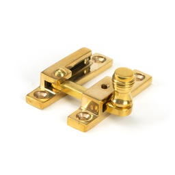 [45987] Polished Brass Prestbury Quadrant Fastener - Narrow - 45987