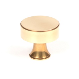 [50500] Aged Brass Scully Cabinet Knob - 38mm - 50500